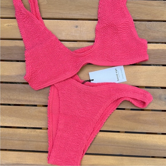 Bound by Bond-eye Set Scout Swim Bikini Top and Scene Bikini Bottom NWT Ribbed - Picture 8 of 14